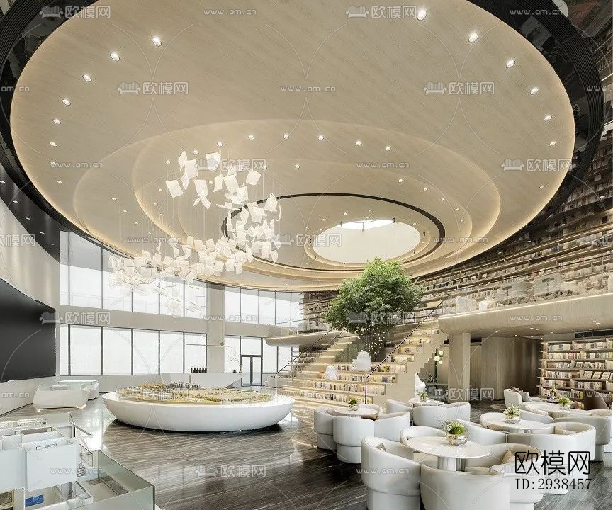 现代售楼处效果图下载（渲染图13）