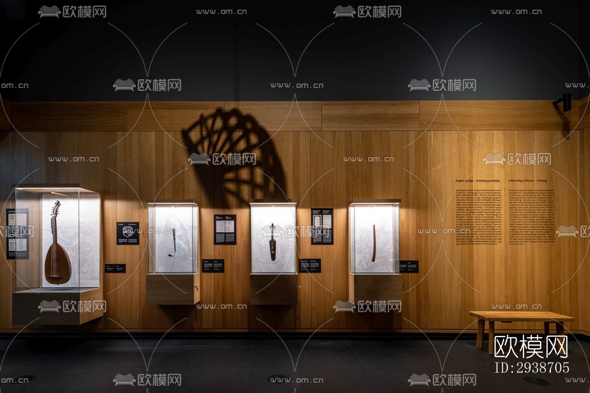 现代展览展厅效果图下载（渲染图6）