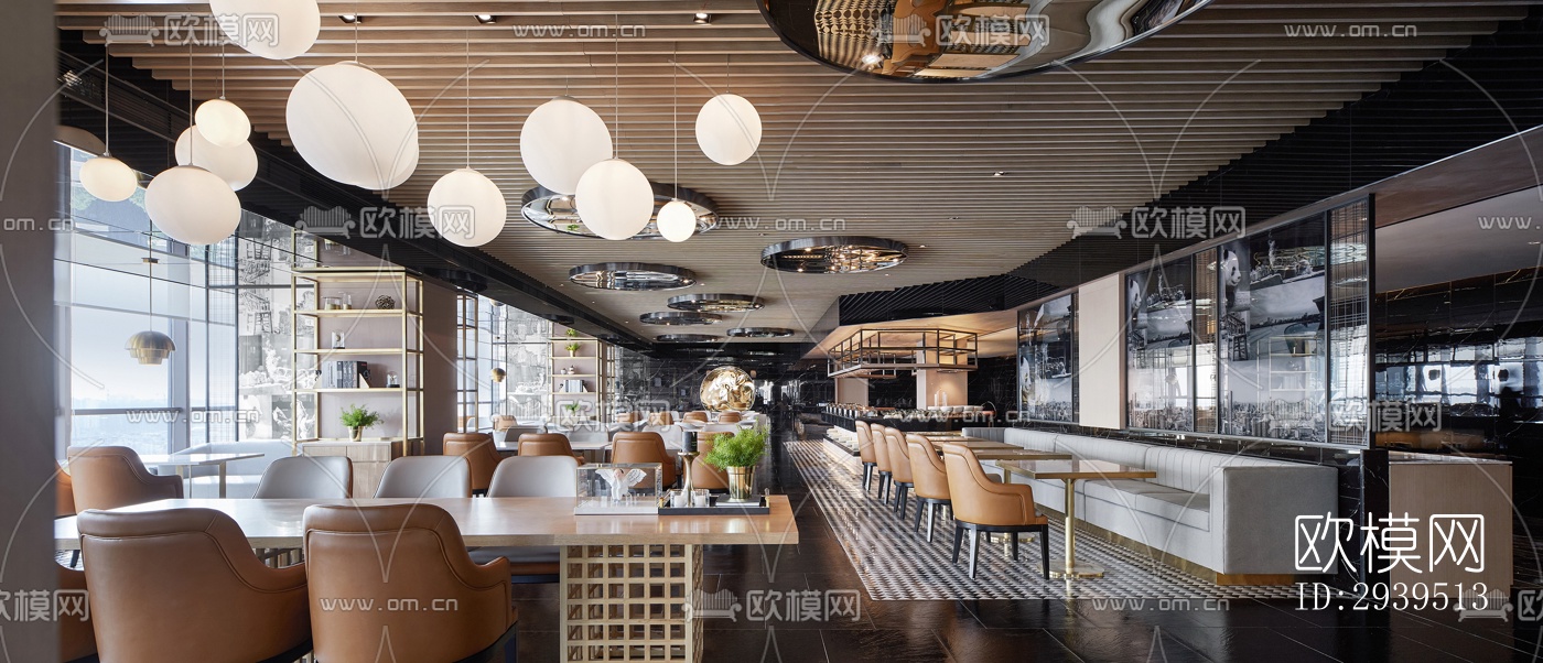 现代酒店民宿效果图下载（渲染图10）