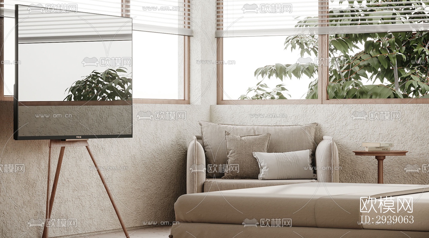 侘寂酒店民宿效果图下载（渲染图7）