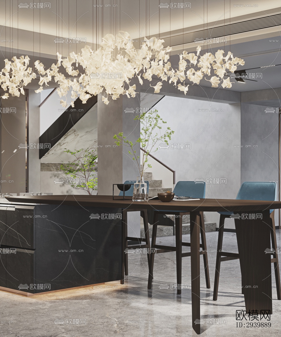 现代别墅效果图下载（渲染图3）