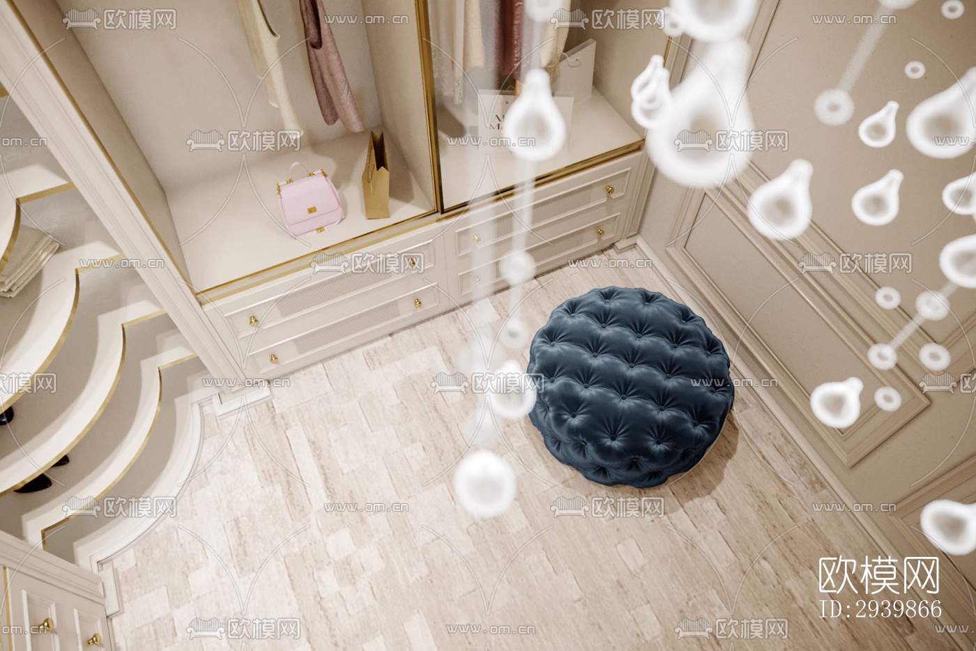 法式别墅效果图下载（渲染图4）