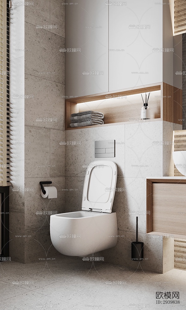 现代公寓效果图下载（渲染图14）