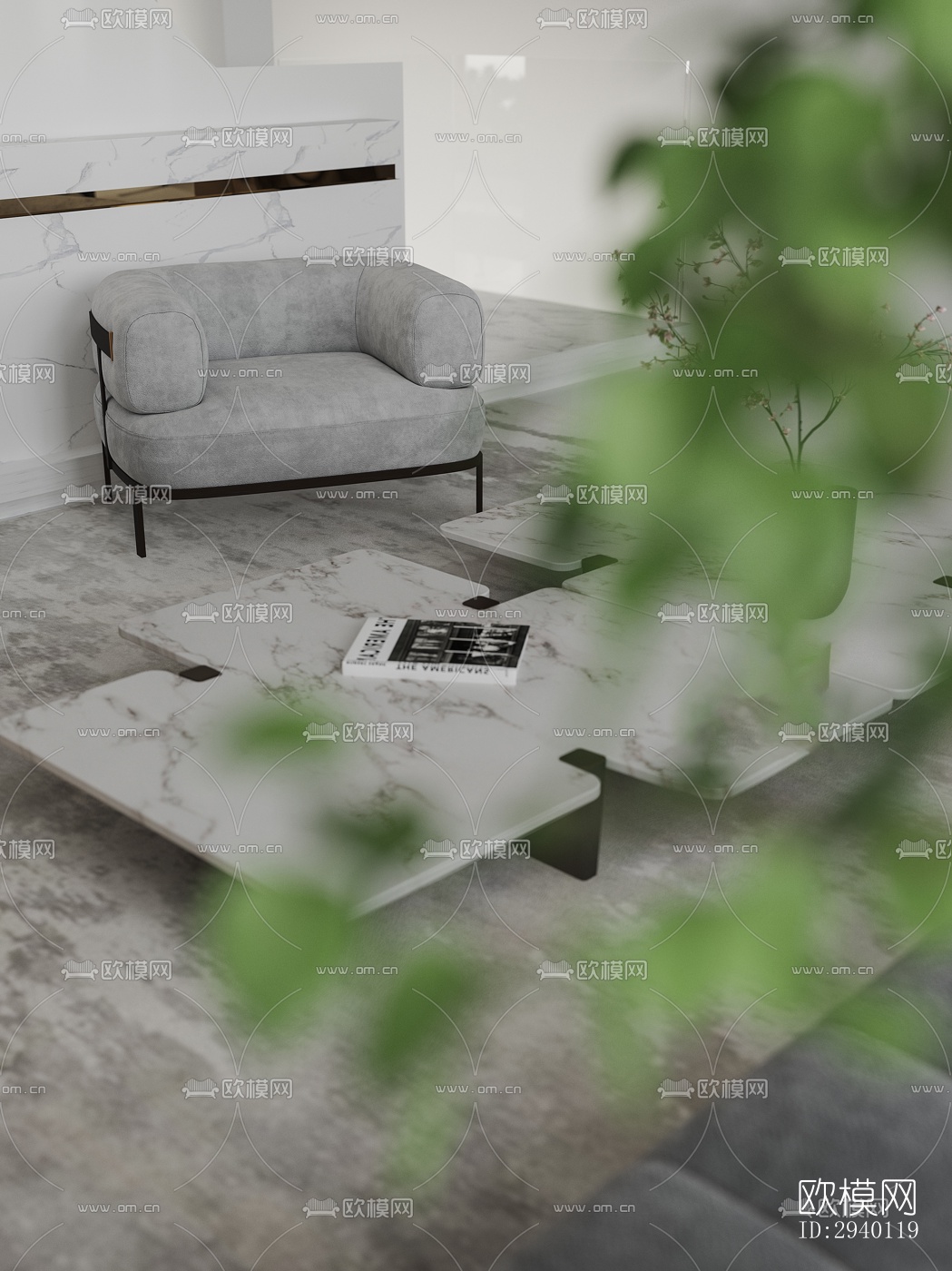 北欧平层效果图下载（渲染图11）