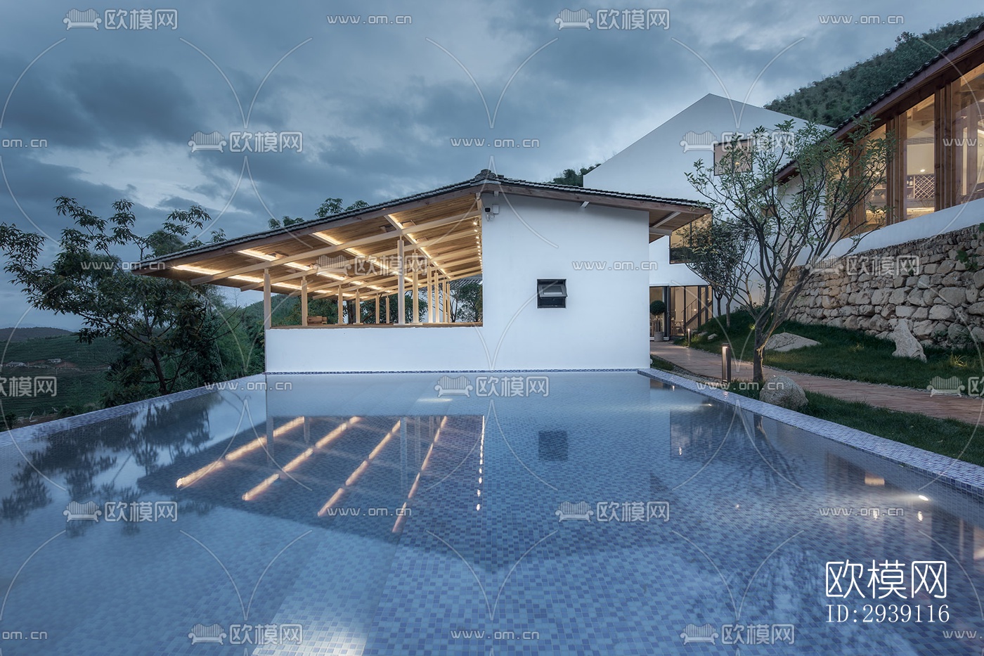 北欧酒店民宿效果图下载（渲染图3）