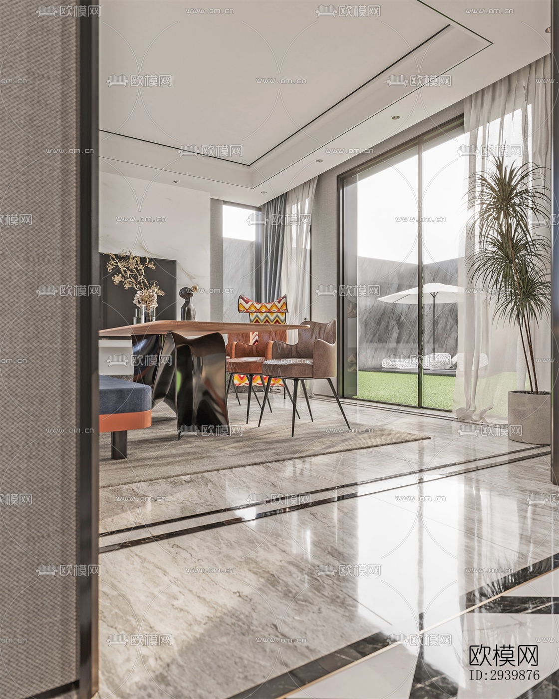 现代别墅效果图下载（渲染图9）