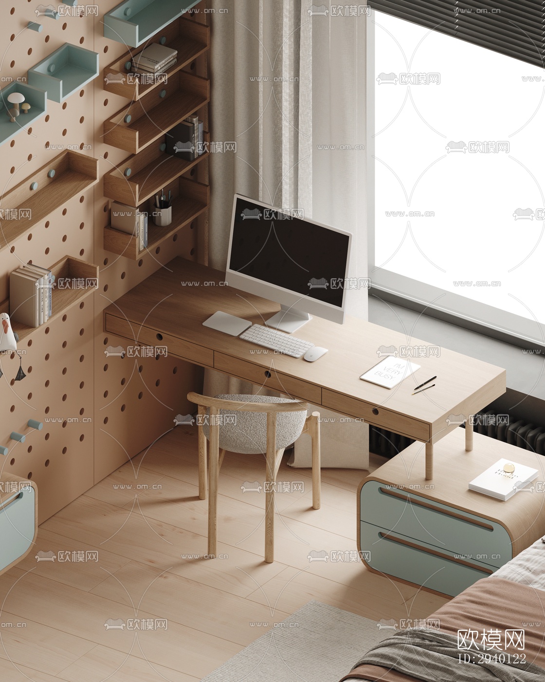 北欧平层效果图下载（渲染图17）