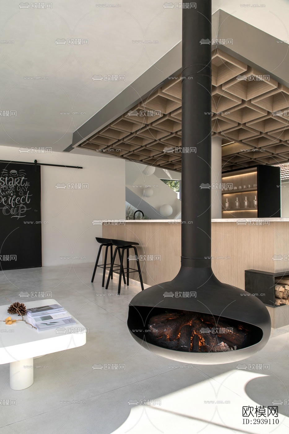 北欧酒店民宿效果图下载（渲染图6）