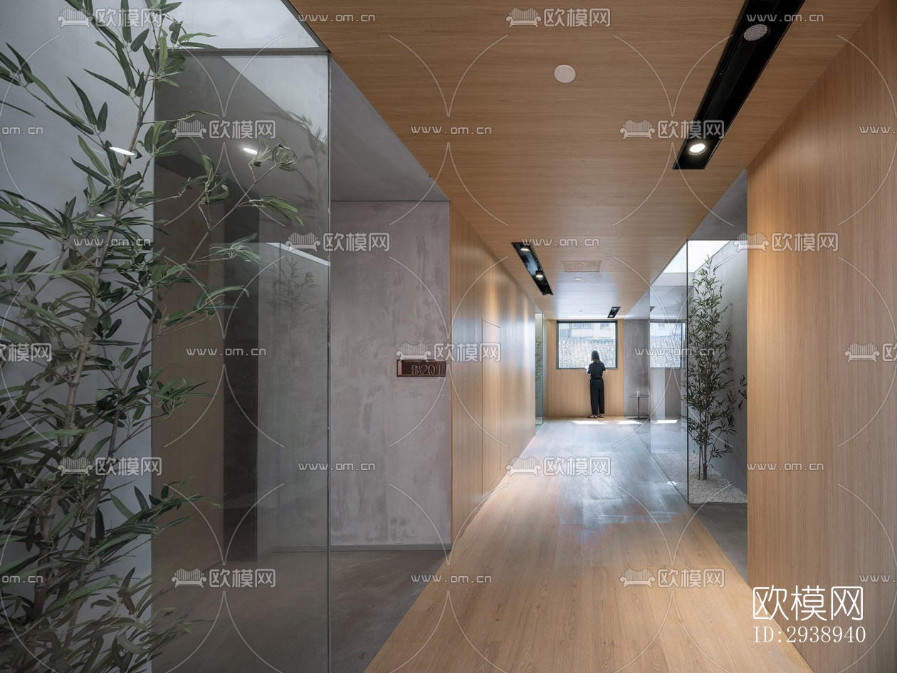 中式酒店民宿效果图下载（渲染图20）