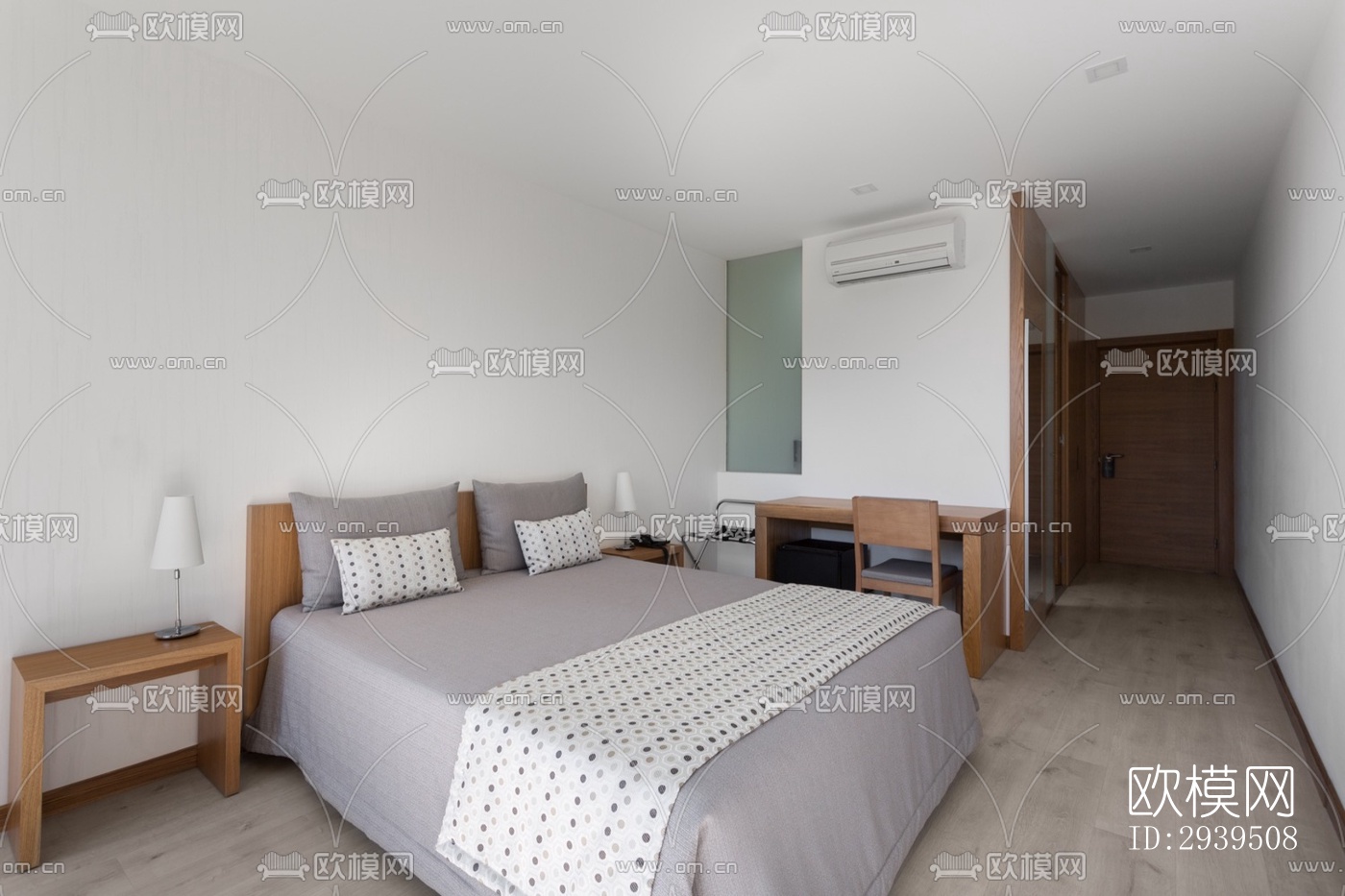 现代酒店民宿效果图下载（渲染图4）