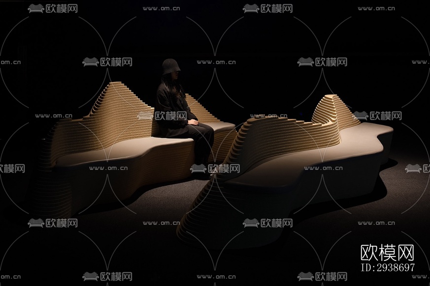 現(xiàn)代展覽展廳效果圖下載(渲染圖12)