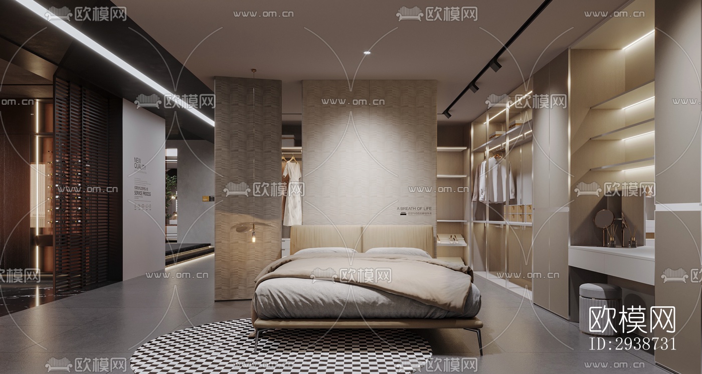 现代展览展厅效果图下载（渲染图19）