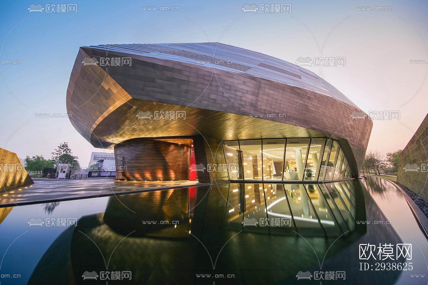 现代展览展厅效果图下载（渲染图19）