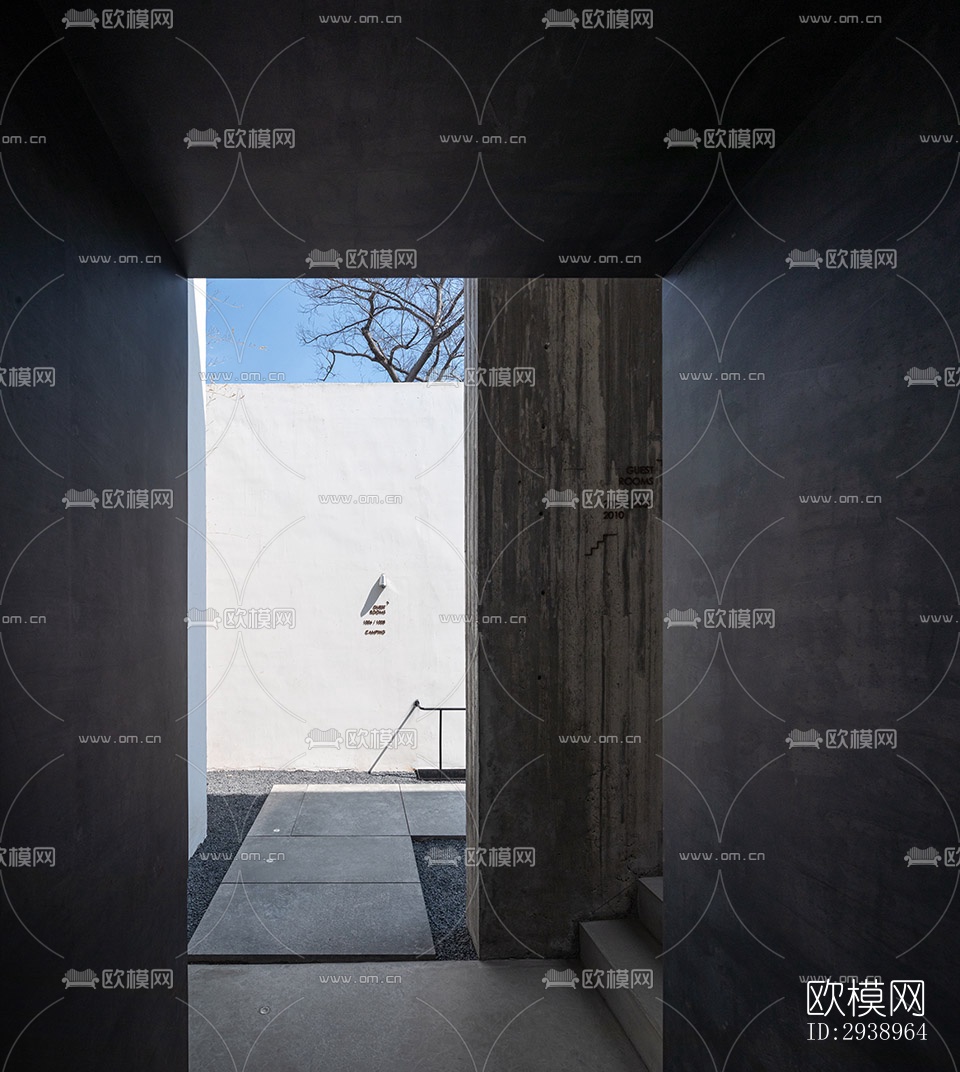 中式酒店民宿效果图下载（渲染图11）