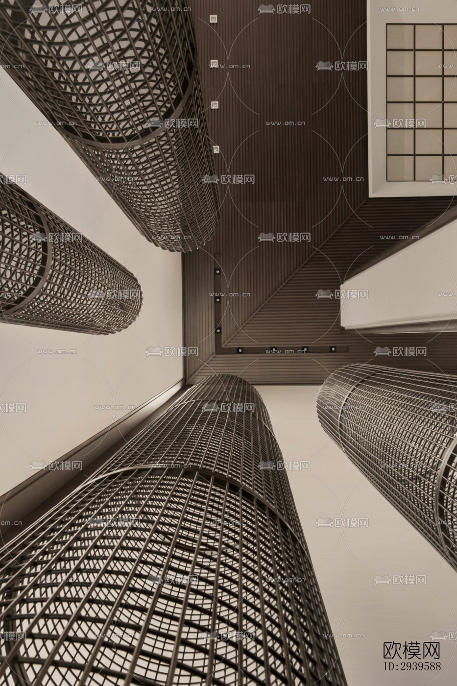 现代酒店民宿效果图下载（渲染图16）