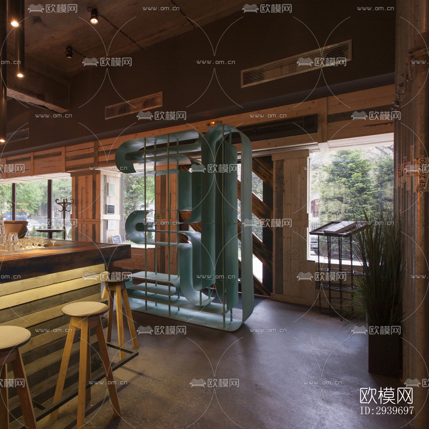 北欧酒吧效果图下载（渲染图15）