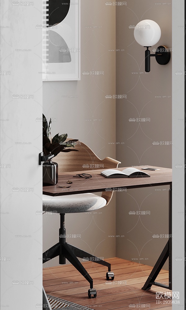 现代公寓效果图下载（渲染图18）