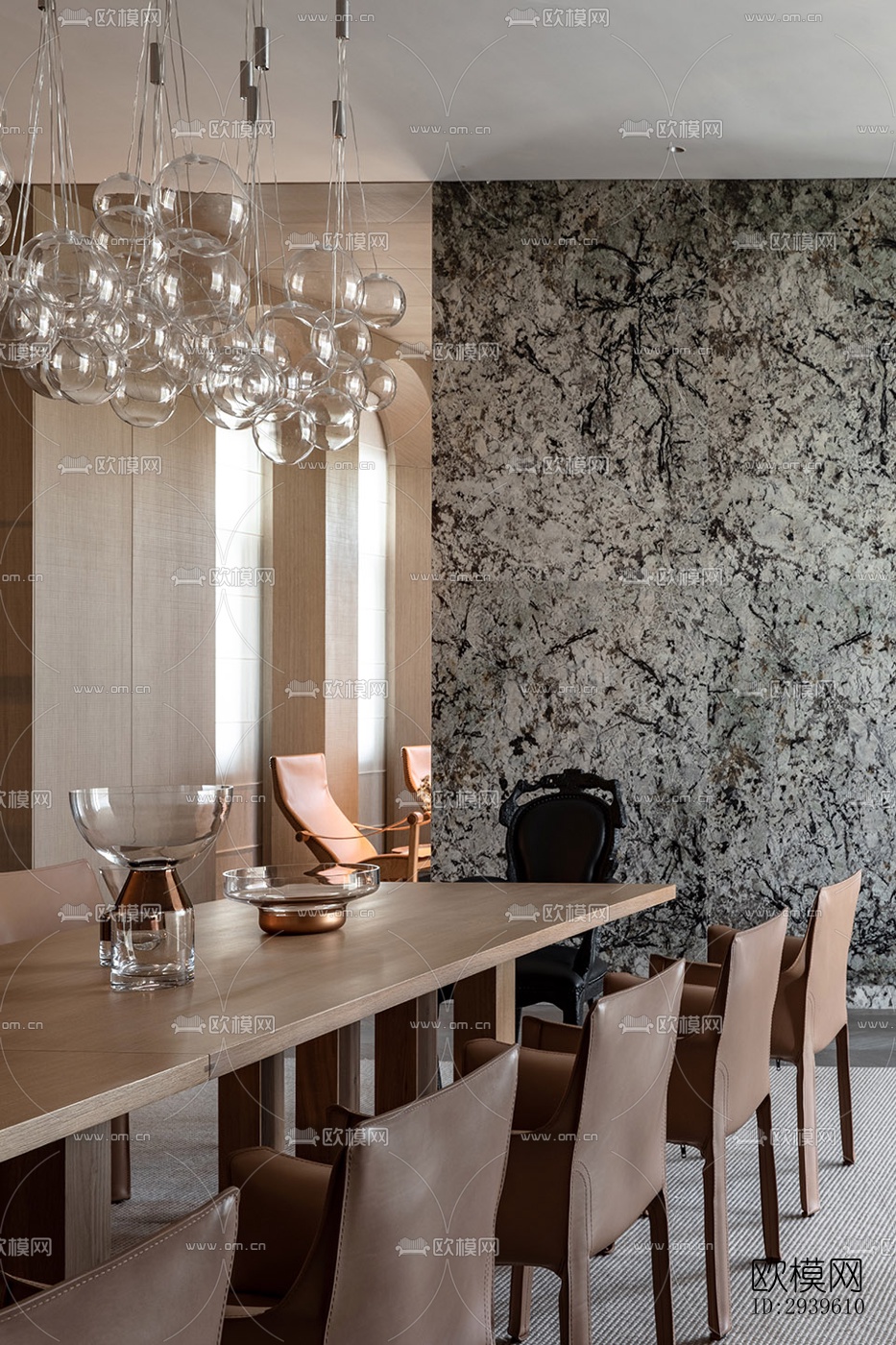 现代酒店民宿效果图下载（渲染图3）