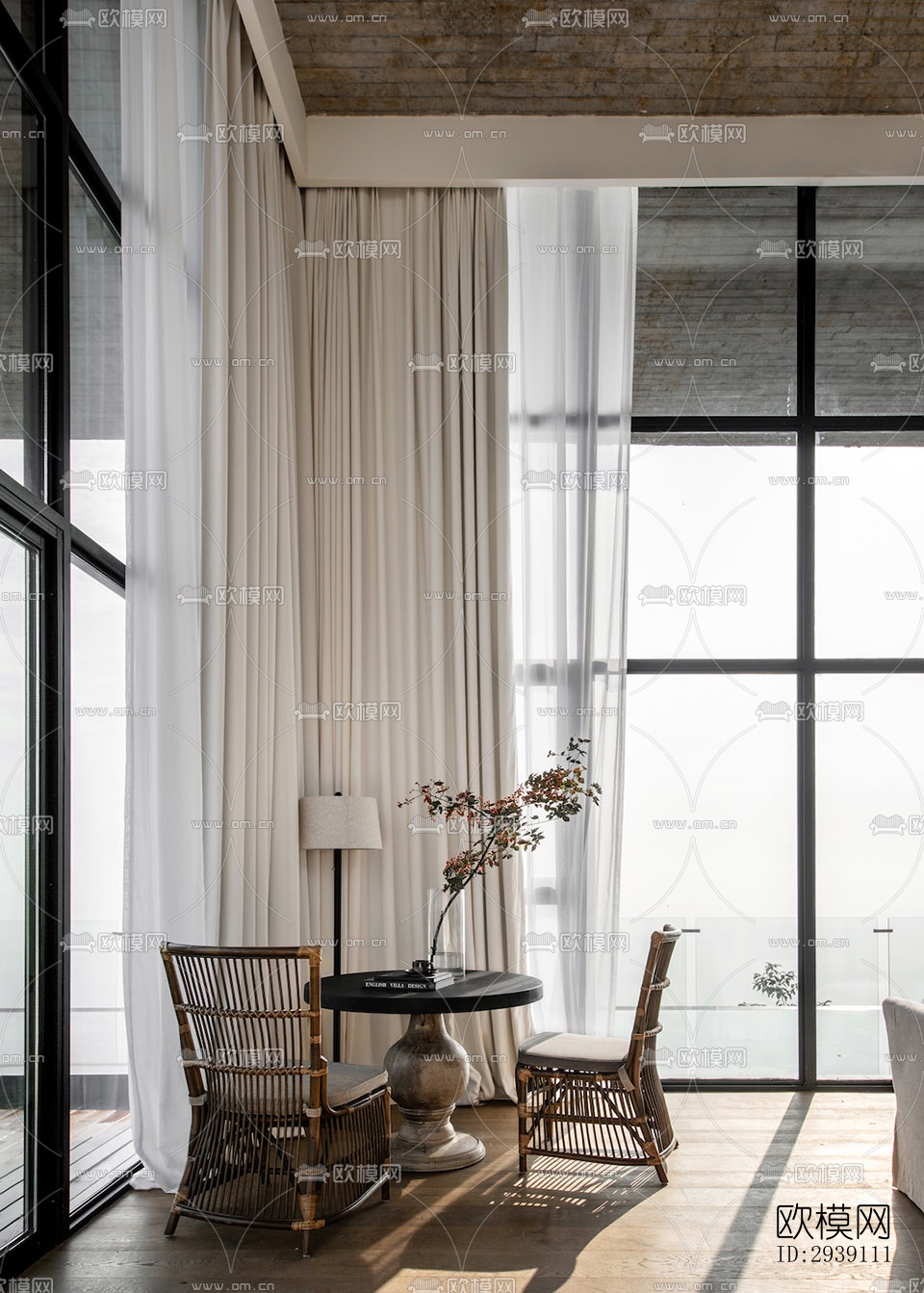 北欧酒店民宿效果图下载（渲染图2）