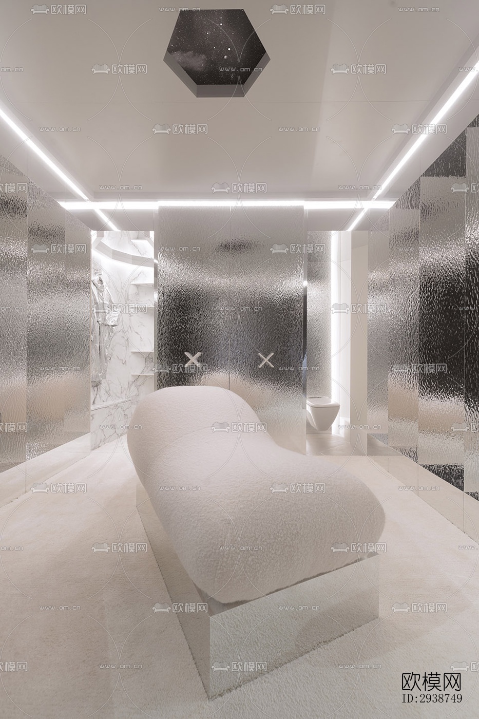 现代展览展厅效果图下载（渲染图4）