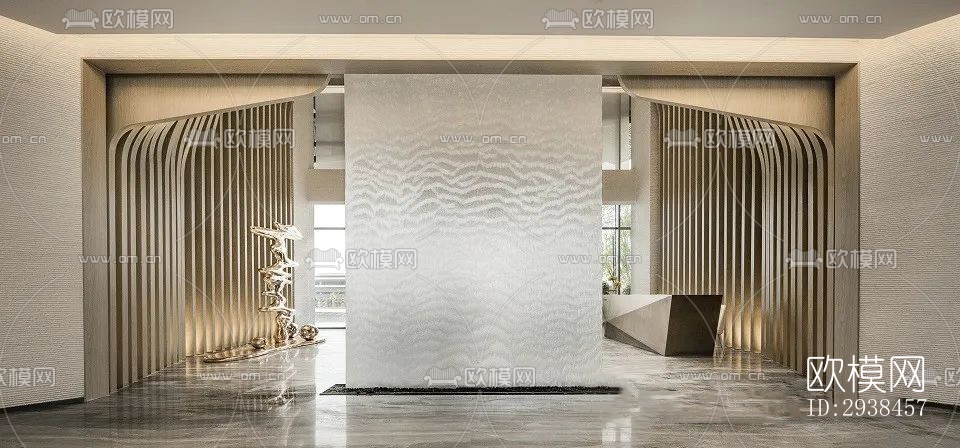 现代售楼处效果图下载（渲染图11）