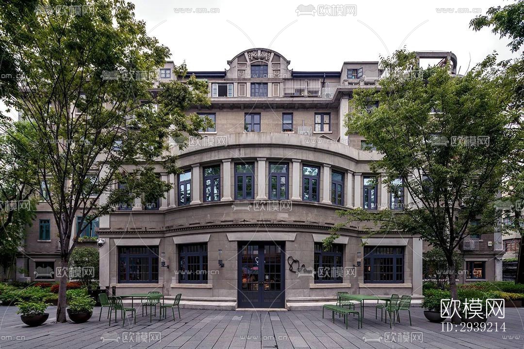 后现代酒店民宿效果图下载（渲染图14）