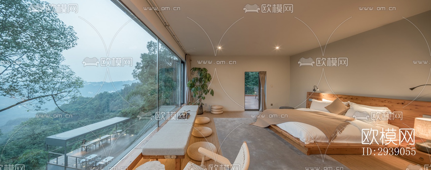 侘寂酒店民宿效果图下载（渲染图18）