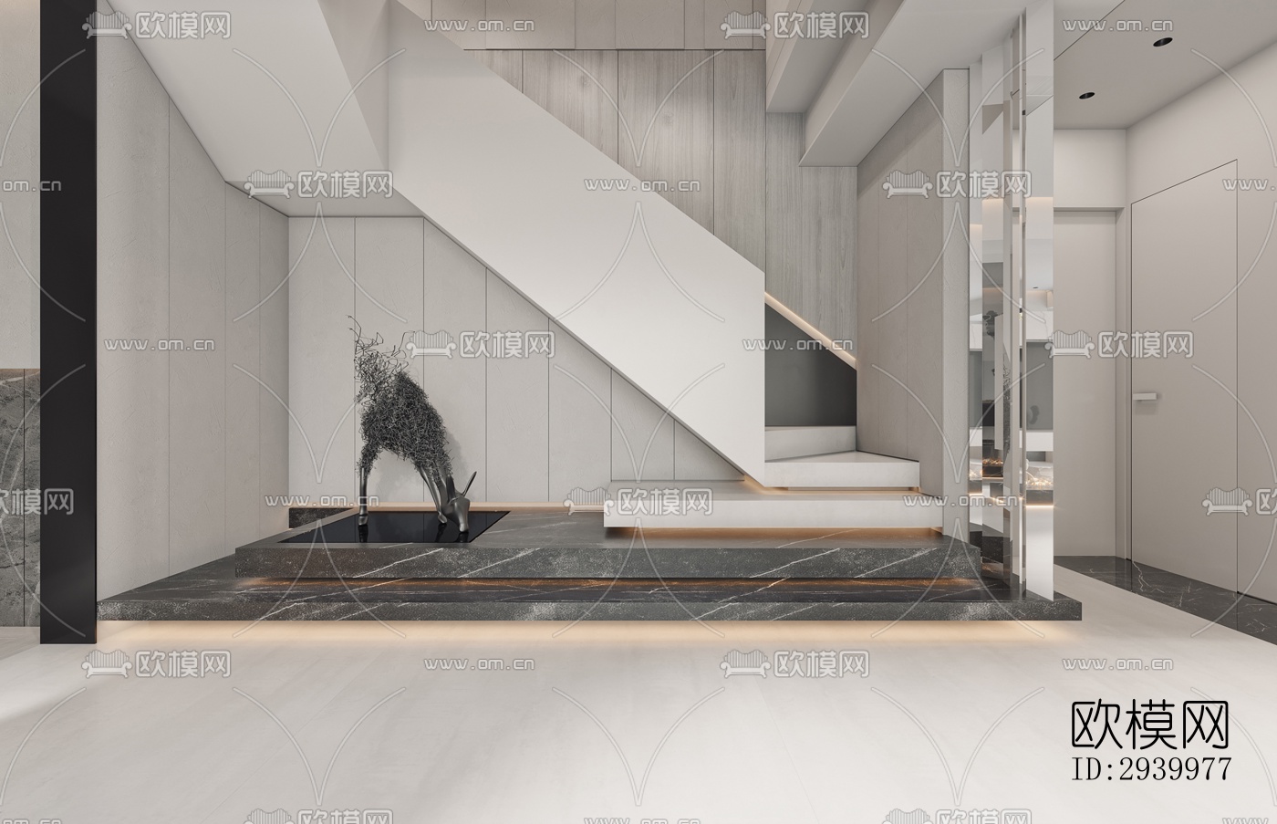 现代复式效果图下载（渲染图5）