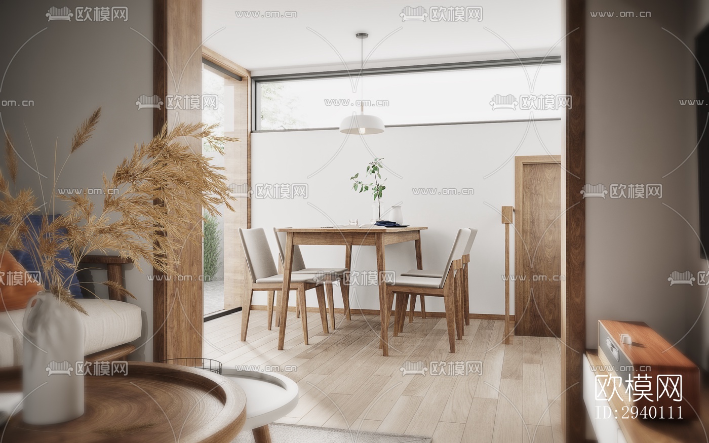 北欧平层效果图下载（渲染图7）