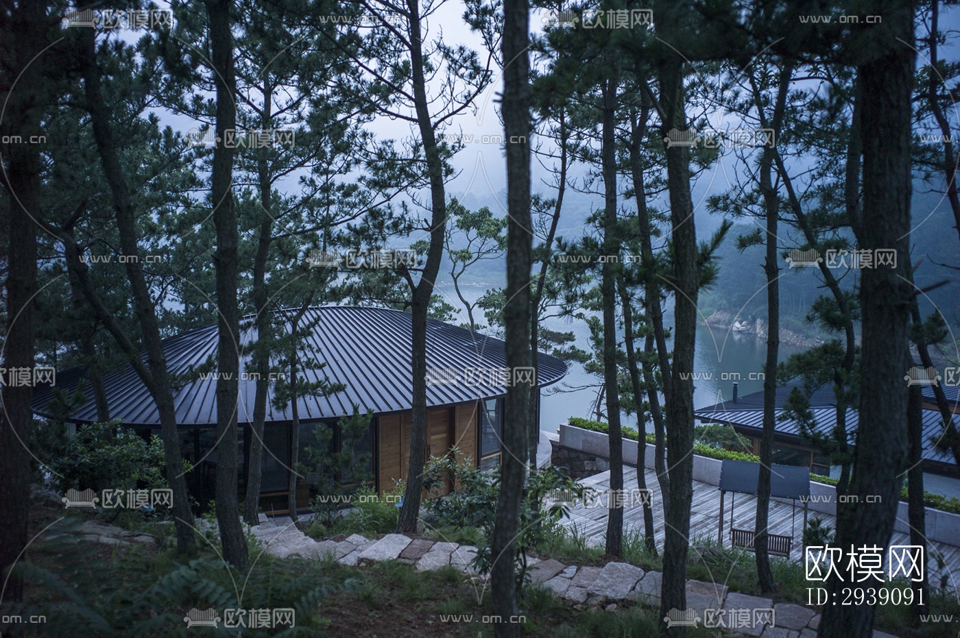 北欧酒店民宿效果图下载（渲染图11）