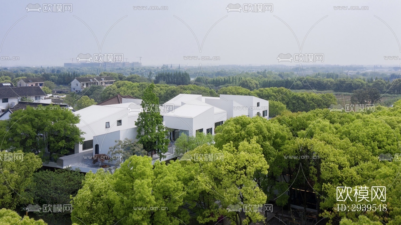 现代酒店民宿效果图下载（渲染图13）