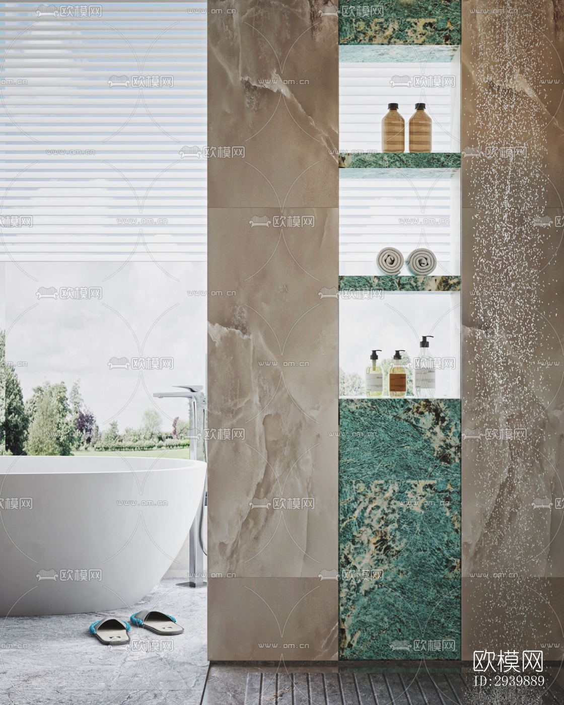 现代别墅效果图下载（渲染图7）