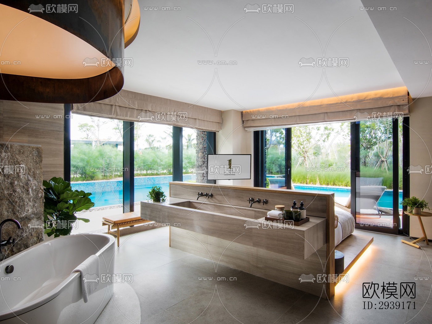 北欧酒店民宿效果图下载（渲染图8）