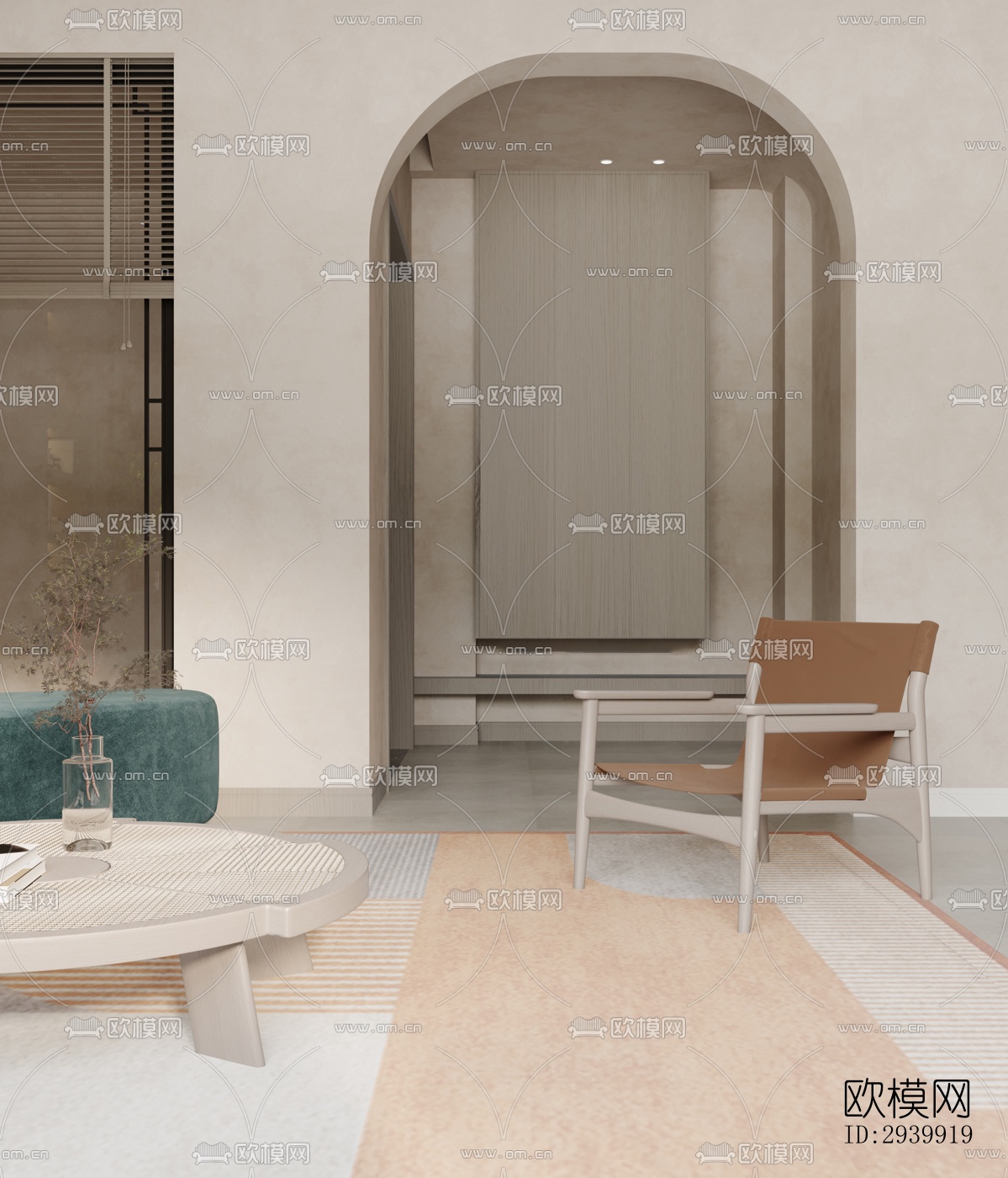 侘寂复式效果图下载（渲染图14）