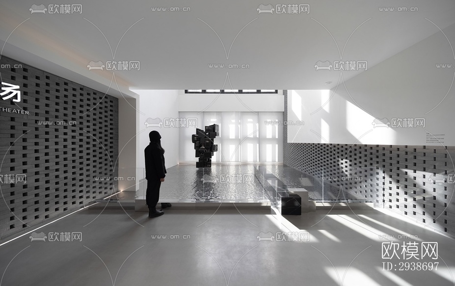 現(xiàn)代展覽展廳效果圖下載(渲染圖5)