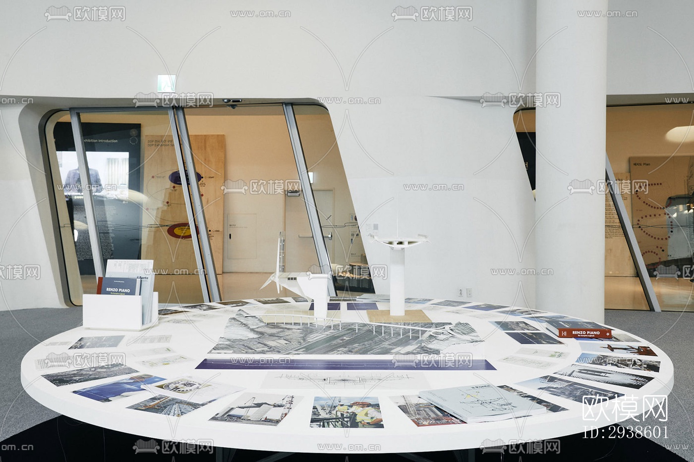 工业风展览展厅效果图下载（渲染图11）