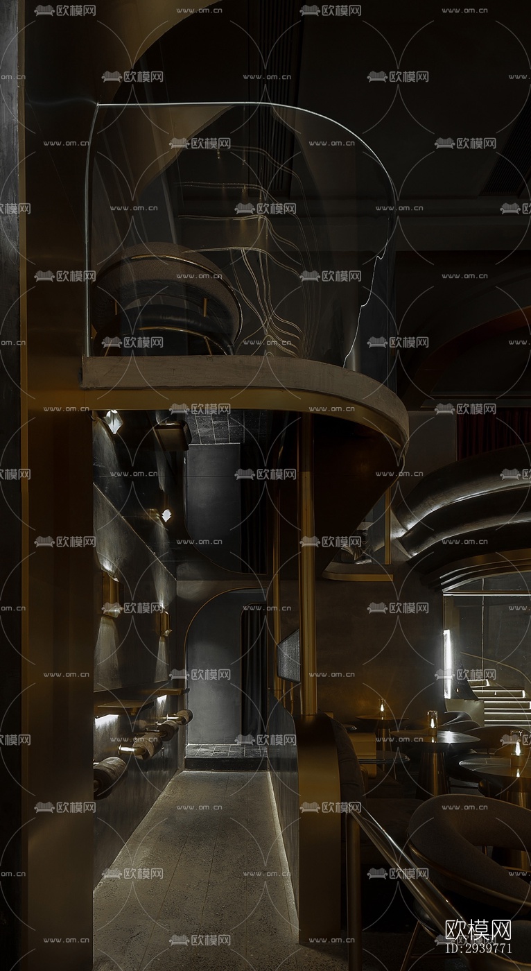 现代酒吧效果图下载（渲染图13）