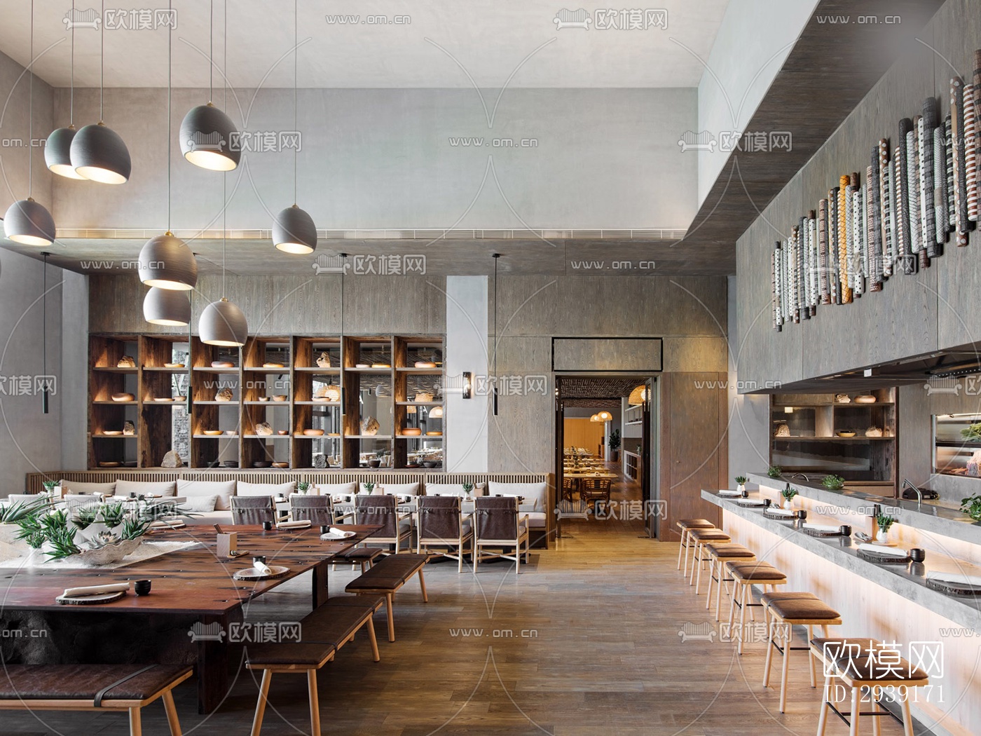 北欧酒店民宿效果图下载（渲染图19）