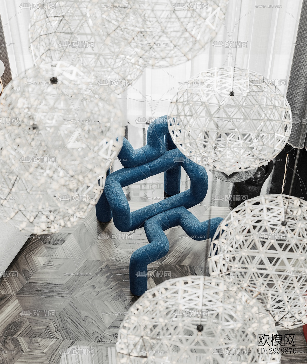 现代别墅效果图下载（渲染图18）