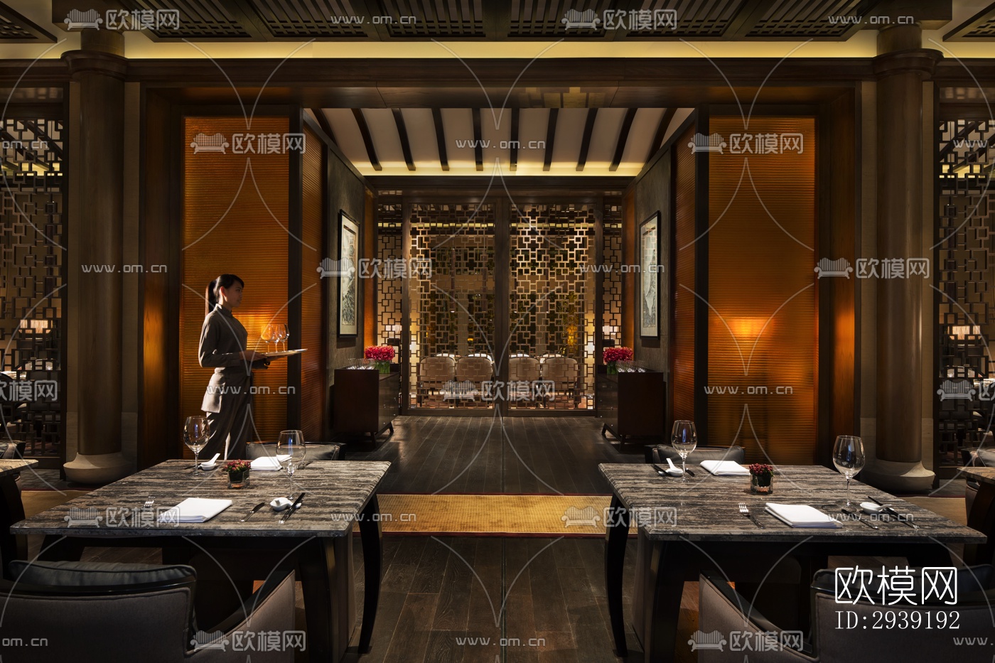 后现代酒店民宿效果图下载（渲染图9）