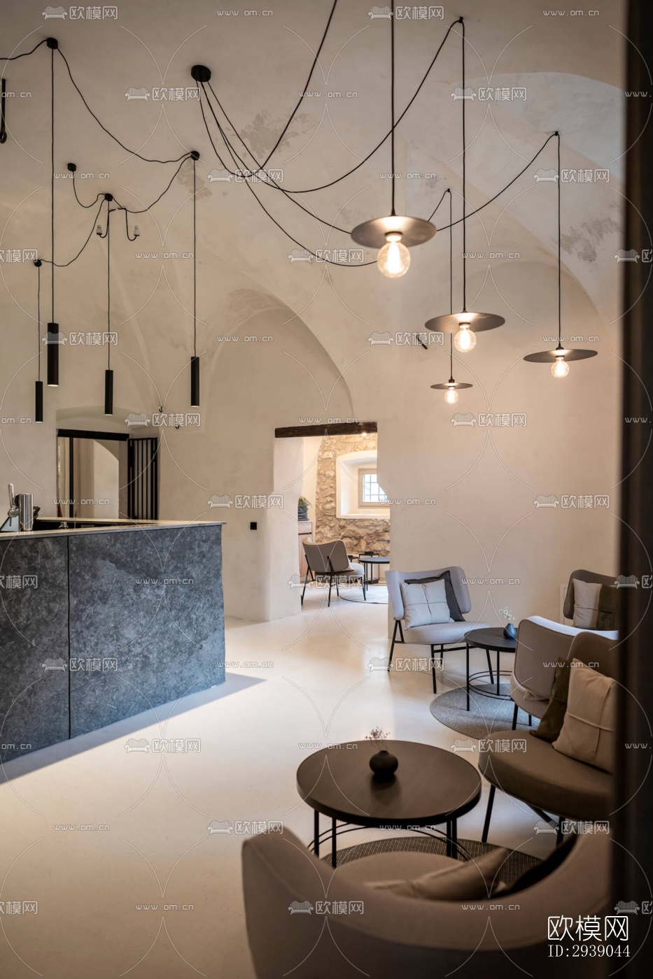 侘寂酒店民宿效果图下载（渲染图5）