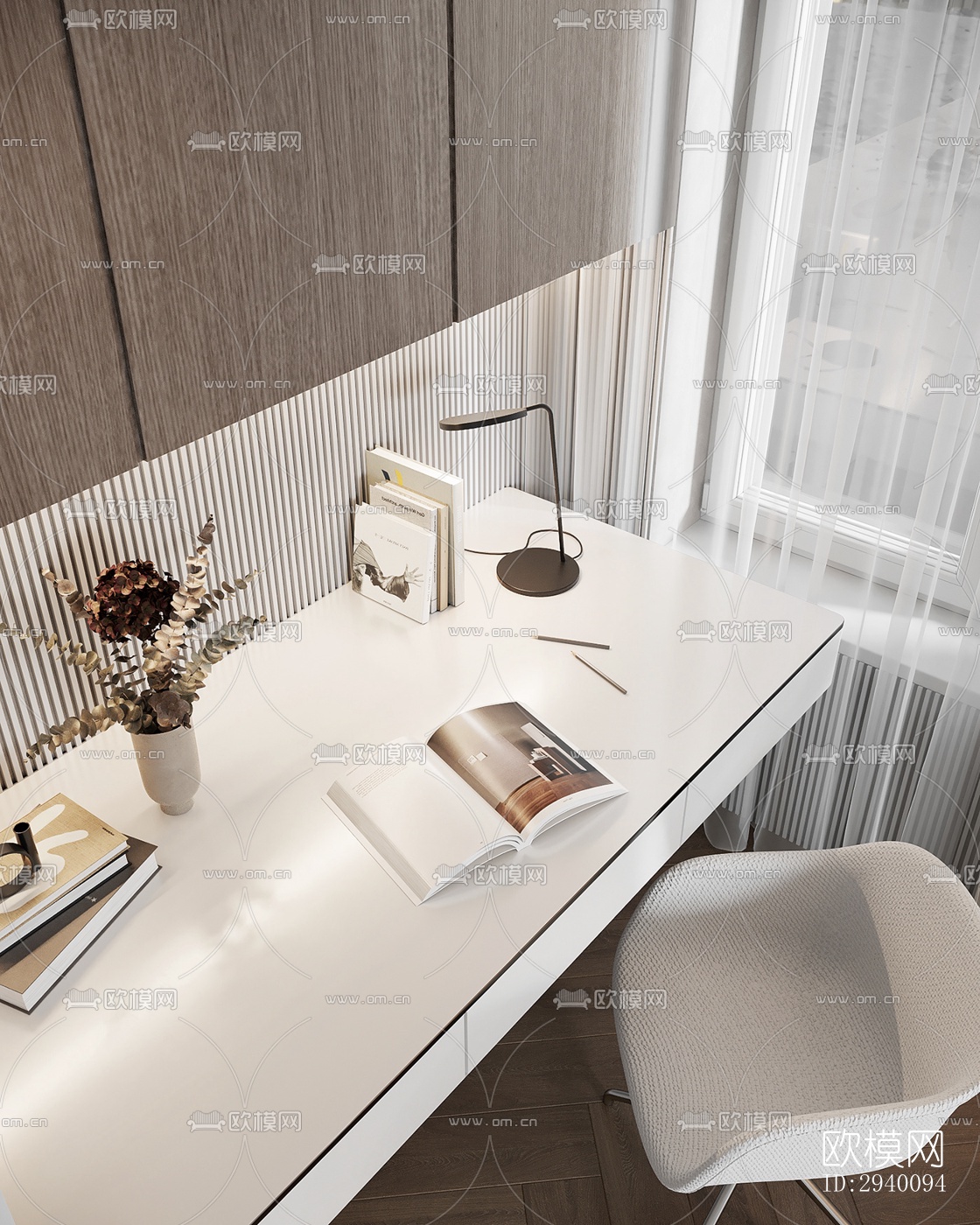 北欧平层效果图下载（渲染图15）