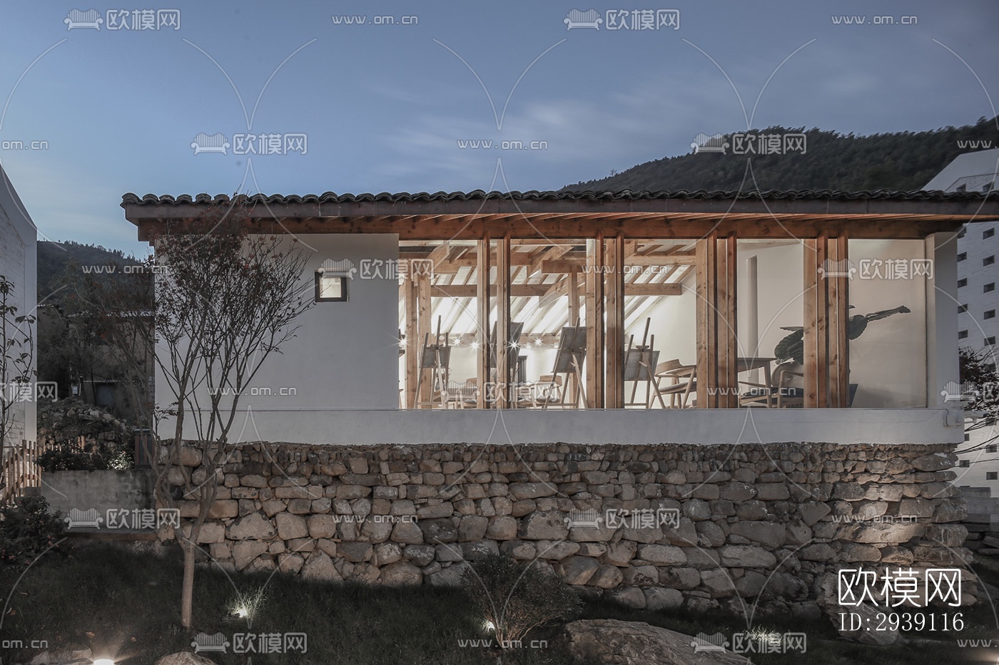 北欧酒店民宿效果图下载（渲染图10）