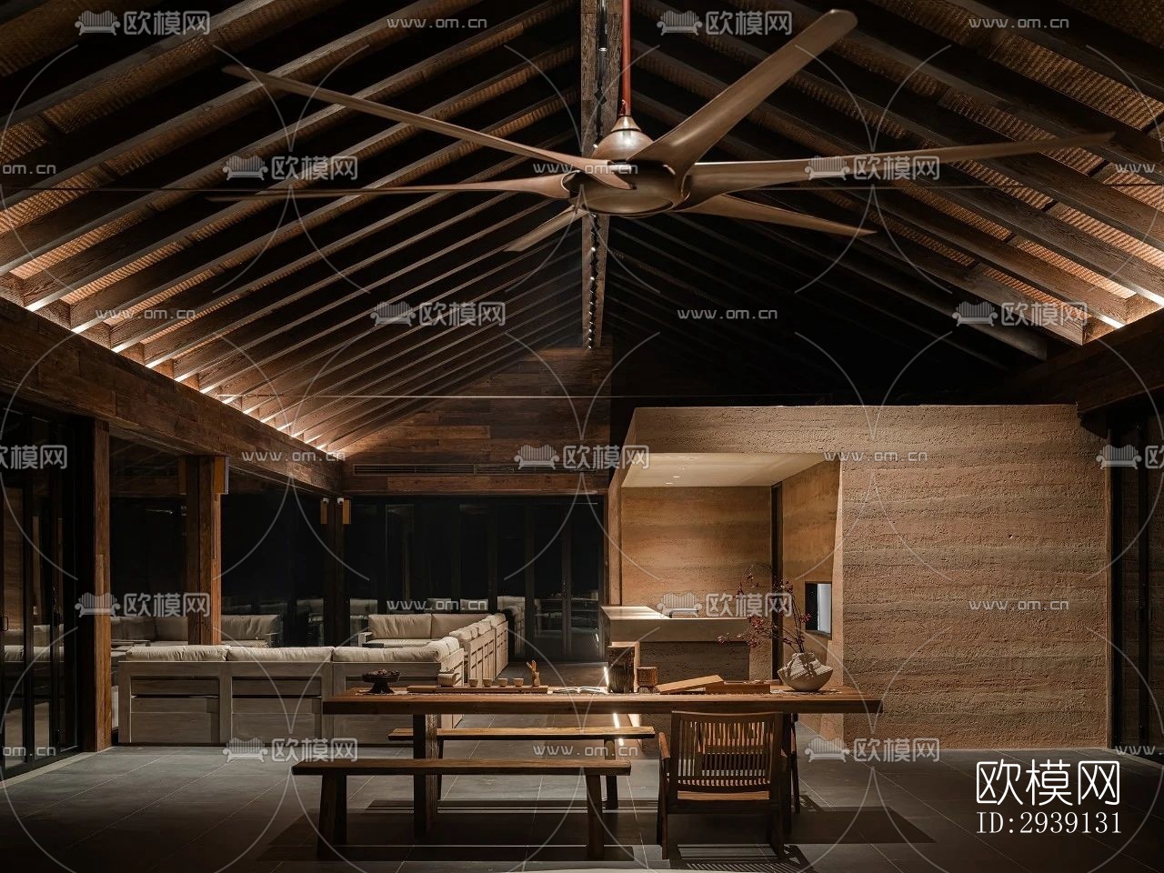 北欧酒店民宿效果图下载（渲染图15）