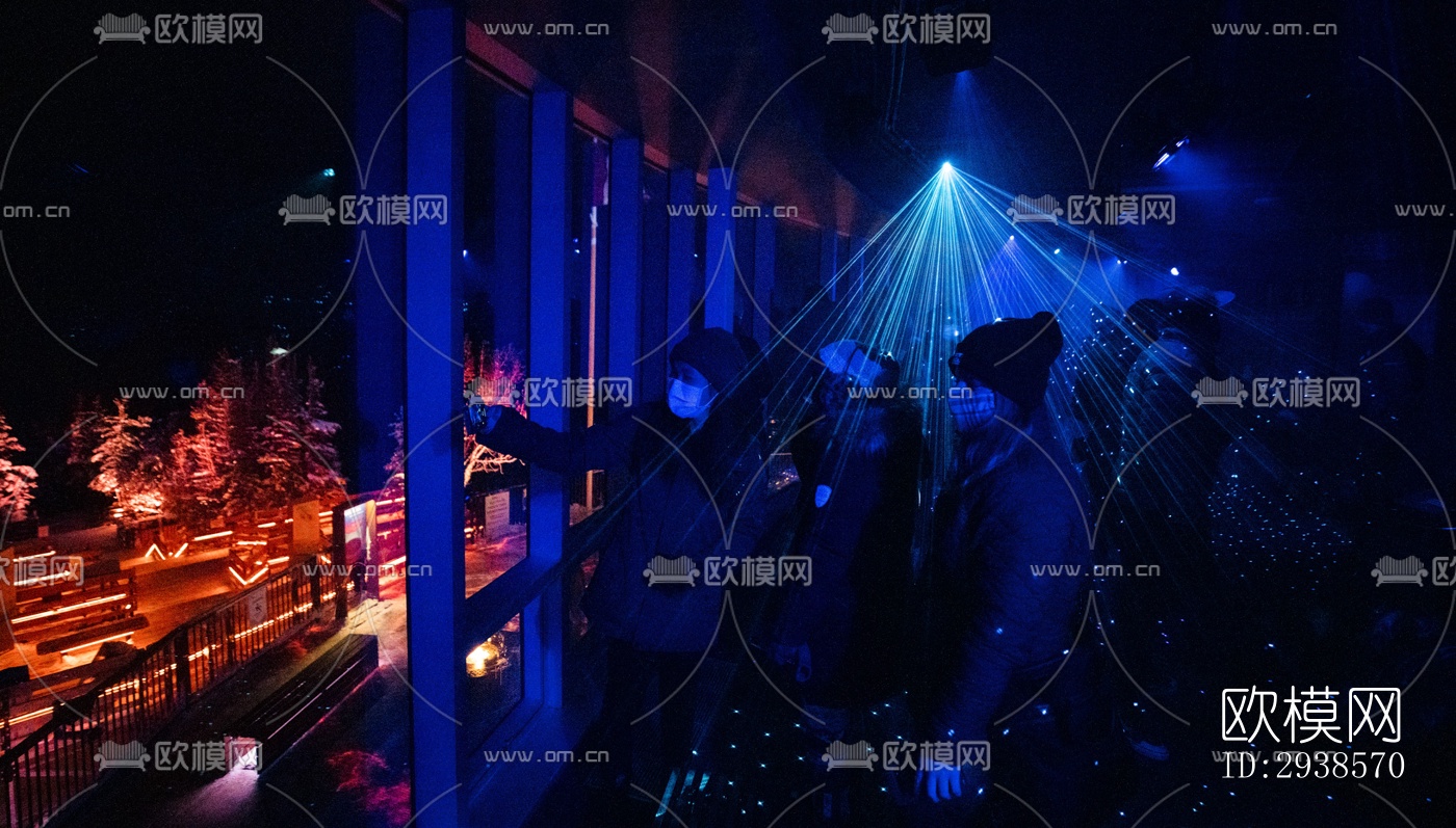 工业风展览展厅效果图下载（渲染图5）