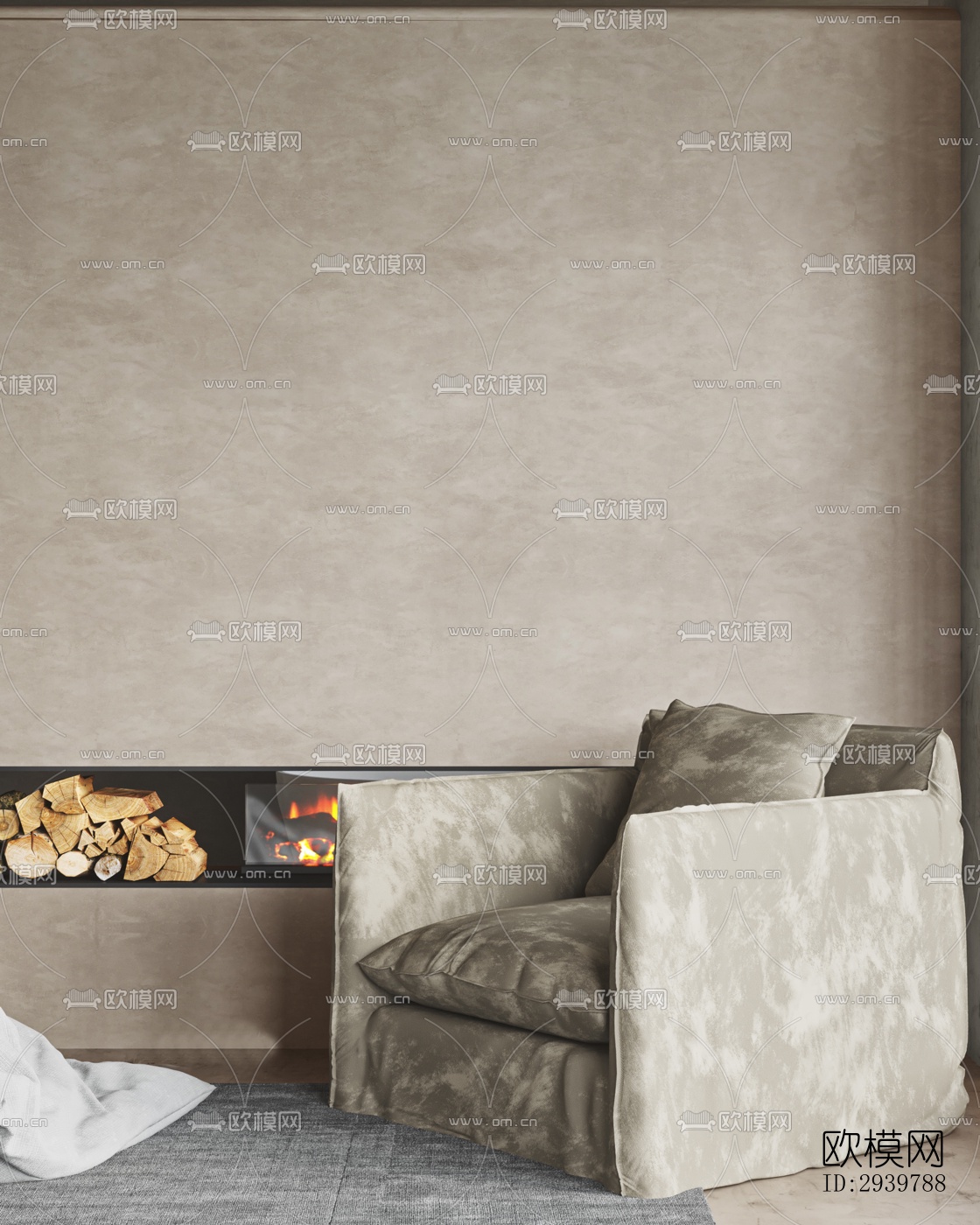 侘寂公寓效果图下载（渲染图10）