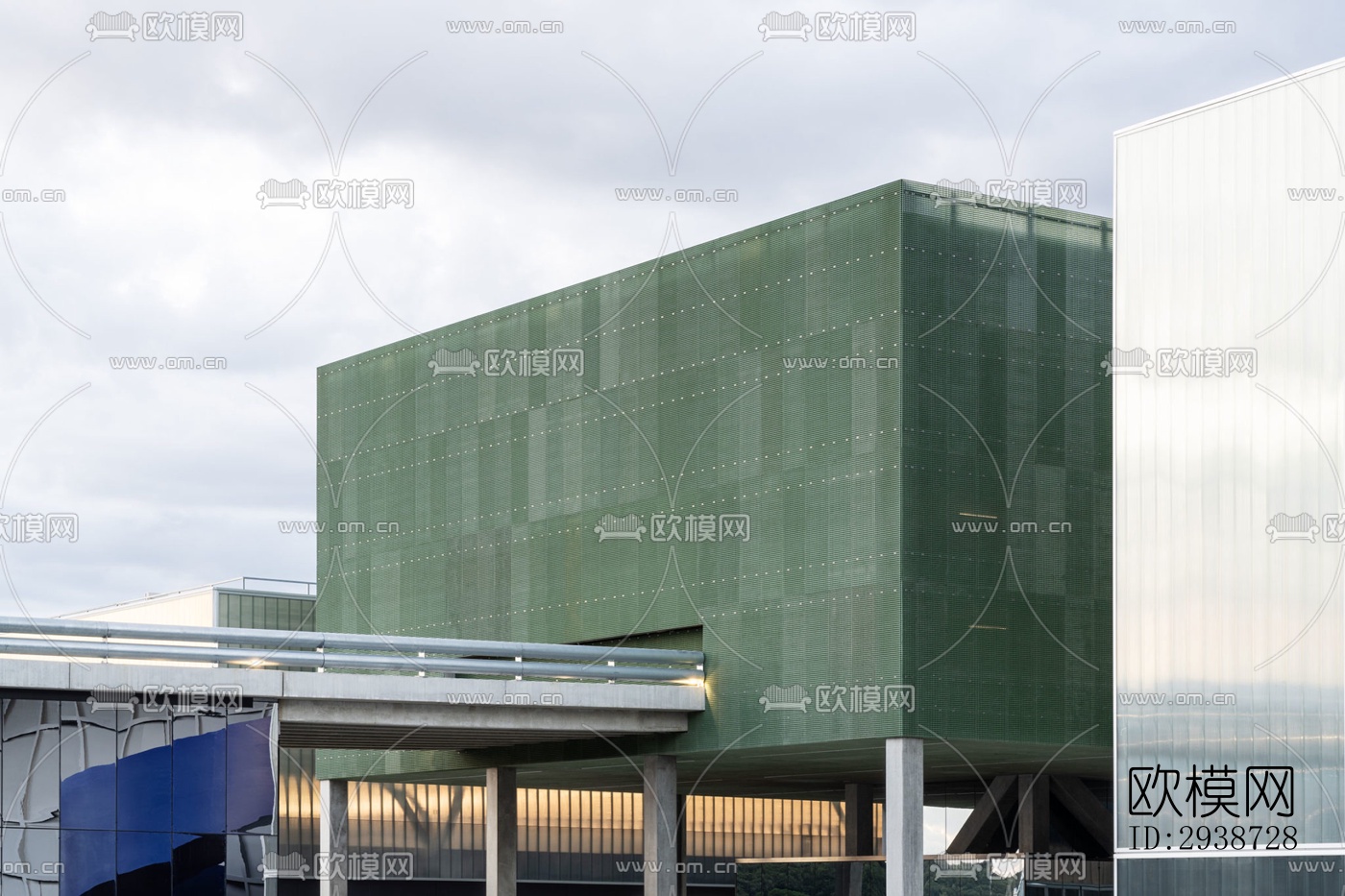 现代展览展厅效果图下载（渲染图15）