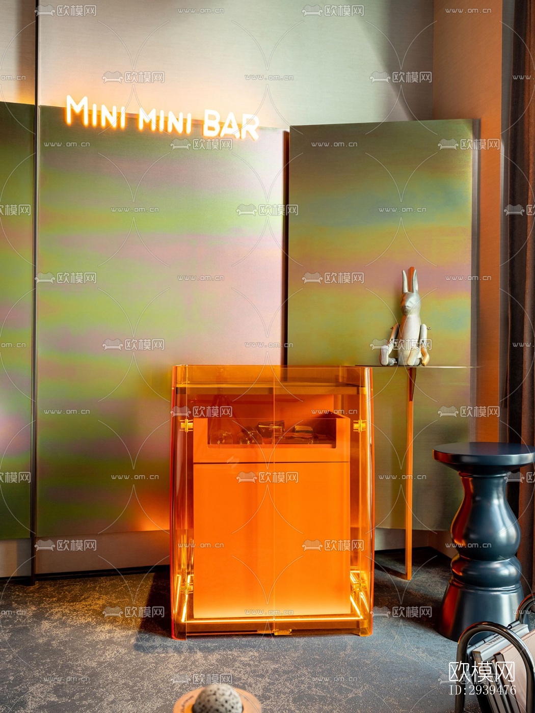 现代酒店民宿效果图下载（渲染图8）