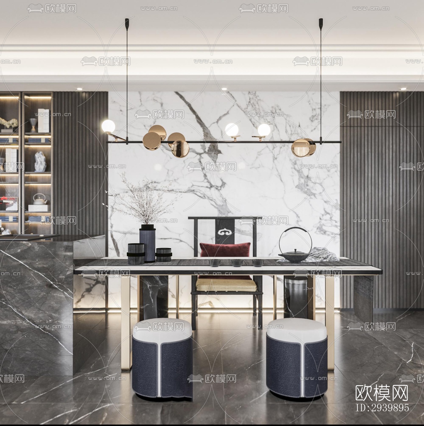 现代别墅效果图下载（渲染图8）