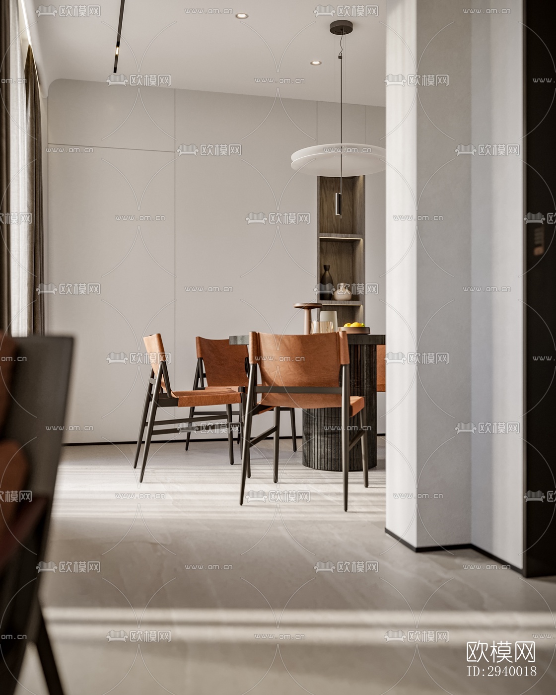 侘寂平层效果图下载（渲染图7）